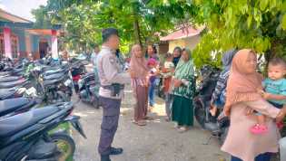 Menjelang Debat Pilkada Rokan Hilir, Polsek TPTM Ajak Warga Waspada Hoaks demi Keamanan Bersama