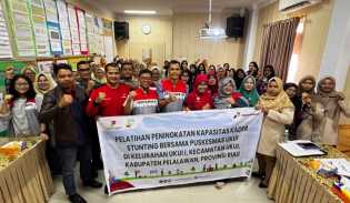 Kawal Pilkada Damai, Polsek Ukui Dukung Pelatihan Kader Stunting
