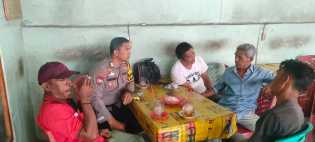 Polsek Batang Tuaka Kampanye Pemilu Damai 2024 di Desa Sungai Luar