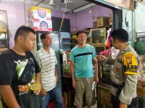 Polsek Bengkalis Gelar Sosialisasi Pilkada Damai di Pasar Terubuk