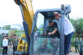 Wako Pekanbaru dan Danrem 031/Wira Bima Turun Goro di Asrama Pancasila