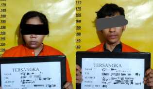 Diduga Edarkan Sabu, Sepasang Kekasih Diamankan Polsek Bukit Raya
