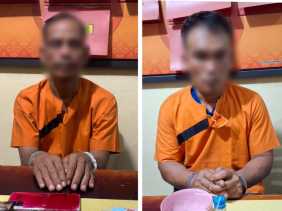 Salon di Inhu Diduga Jadi Sarang Peredaran Narkoba, Dua Pria Diciduk Polsek Peranap