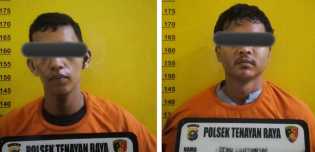 Rampas Handphone IRT, Dua Residivis Ditangkap Polsek Tenayan Raya