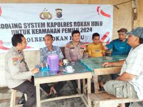 Polsek Rambah Gandeng Masyarakat Sukseskan Pemilu Damai 2024