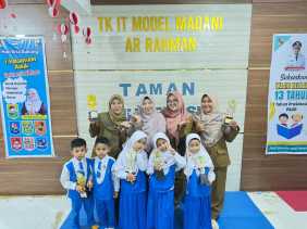 TK IT Arrahman Borong 6 Piala di Gebyar IGTKI–PGRI Sukajadi