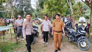Kapolres Kuansing Tinjau Kesiapan Pacu Jalur Rayon I di Kecamatan Cerenti