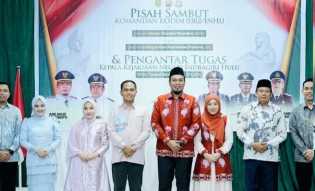 Malam Haru di Rengat, Pemkab Inhu Gelar Pisah Sambut Dandim dan Kajari