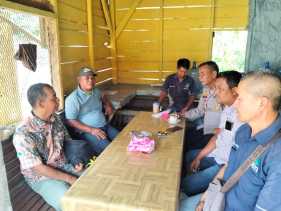 AKP Buha Ajak Tokoh Masyarakat Pematang Jaya dan Perusahaan Tidak Golput