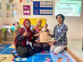 Mahasiswa Kukerta FISIP Unri Hidupkan Posyandu Matahari dengan Inovasi Komunikasi Cegah Stunting