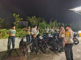 Polsek Kempas Intensifkan Patroli Malam, Jamin Keamanan Selama Pilkada