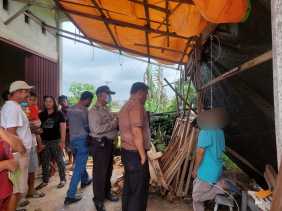 Jasad Pria Tergantung di Kelurahan Sungai Sibam Dievakuasi, Ini Kata Polisi