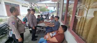 Satbinmas Polres Kampar Sosialisasi Tahapan Pemilu 2024 di Desa Ridan