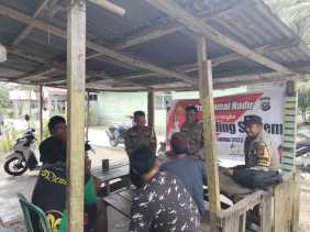 Bhabinkamtibmas Dumai Ajak Warga Ciptakan Pemilu 2024 Damai