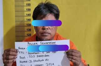 Kepala Keamanan Merusak dan Curi Peralatan Pedagang di RTH