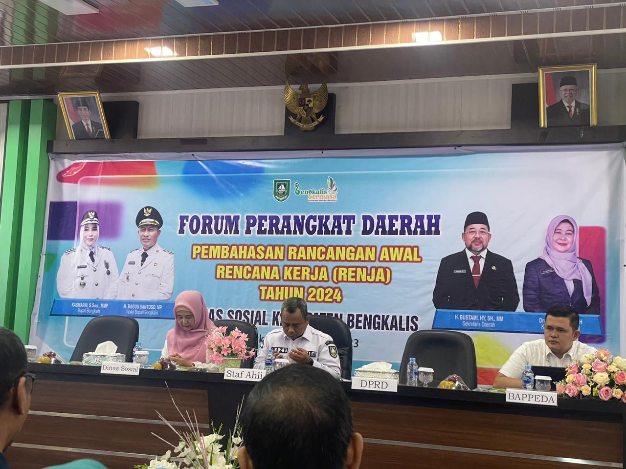 Forum Perangkat Daerah Dinsos Bengkalis, Martini Yakin Entaskan Kemiskinan Ekstrim