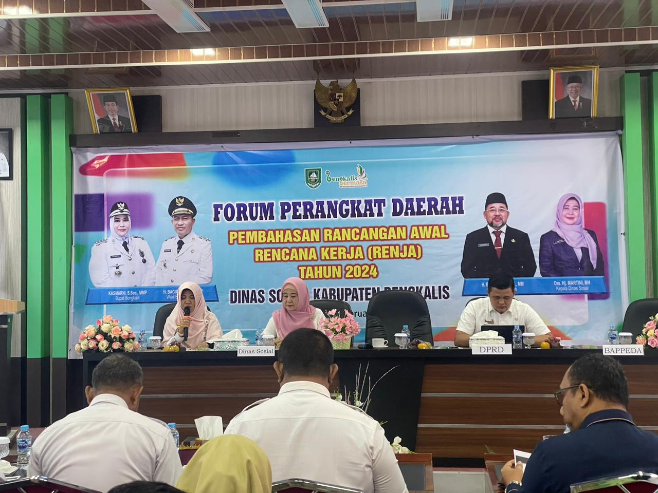 Forum Perangkat Daerah Dinsos Bengkalis, Martini Yakin Entaskan Kemiskinan Ekstrim