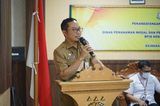 DPMPTSP dan BPJS Dumai MoU Bersama Kejaksaan Negeri Bengkalis 