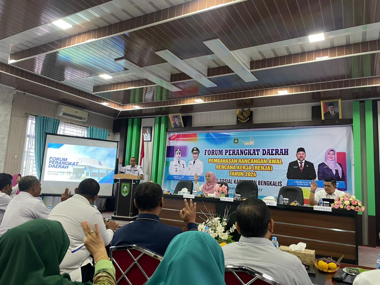 Forum Perangkat Daerah Dinsos Bengkalis, Martini Yakin Entaskan Kemiskinan Ekstrim