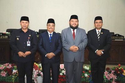 DPRD Rohul Gelar Rapat Paripurna Pelantikan PAW Abu Bakar