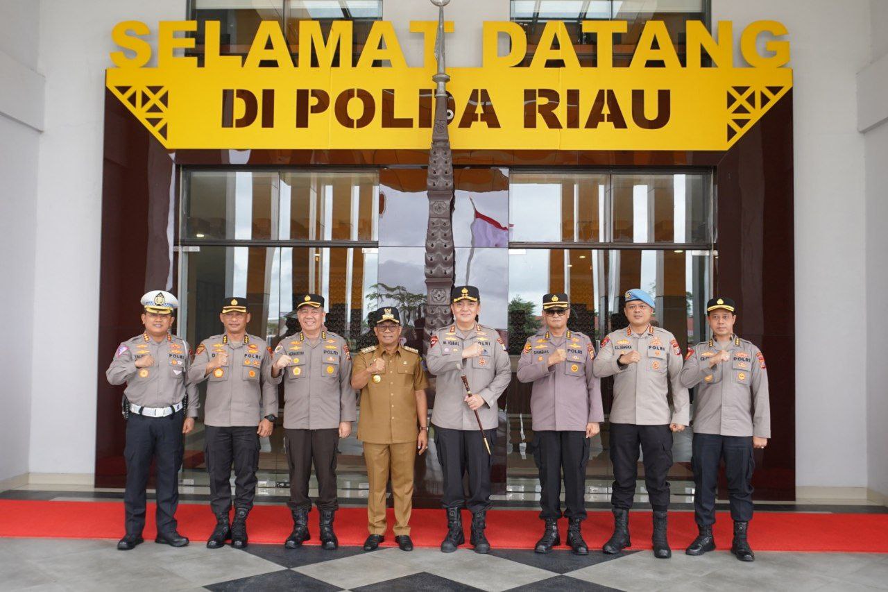 Pj Gubri Berkunjung ke Polda Riau, Ini Tujuannya