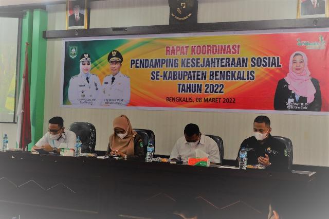 Sukseskan Program Bermasa, Dinsos Gelar Rakor ke 41 Pendamping Kesejahteraan Sosial 