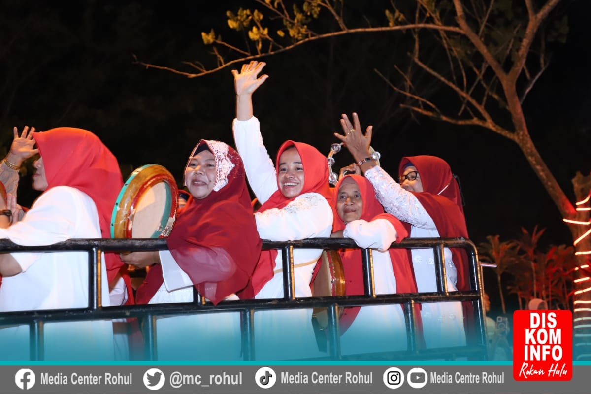 Pemkab Rohul Gelar Pawai Takbiran Idul Adha 1444 H