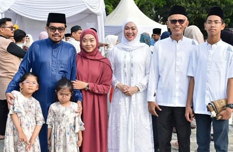 Pimpinan DPRD Ikut Sholat Ied Bersama Pj Wako di MPP