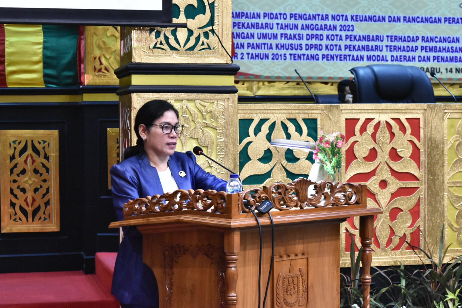 DPRD Pekanbaru Gelar Paripurna Pandangan Fraksi Terhadap Ranpera Pokok-pokok Pengelolaan Keuangan