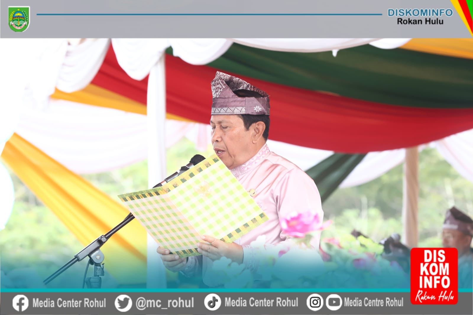 Bupati Sukiman Memperingati HUT Rohul ke-24 dengan Semangat Kemajuan