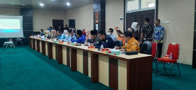 Dinas Kesehatan kabupaten Inhil Gelar Rakor Lintas Sektor Percepatan UHC