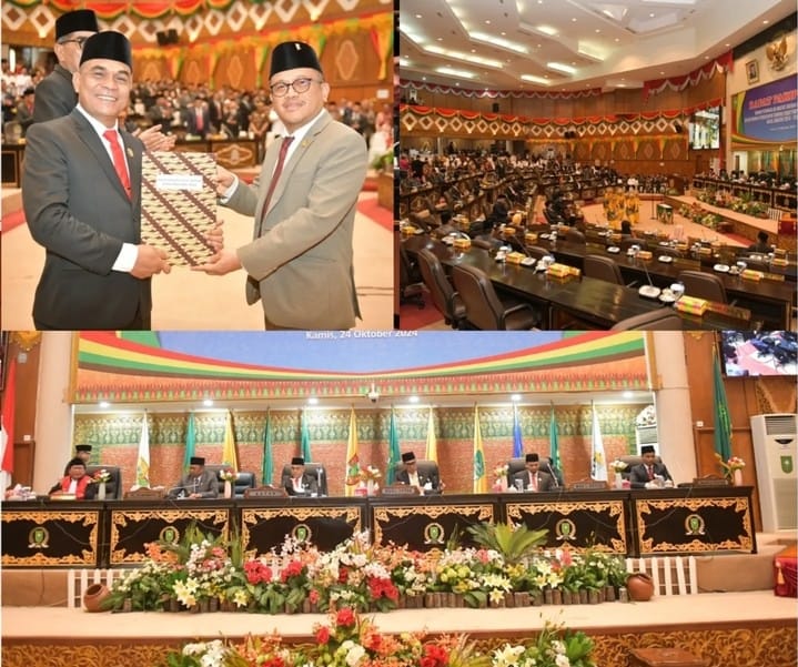 Pimpinan DPRD Riau Periode 2024-2029 Resmi Dilantik