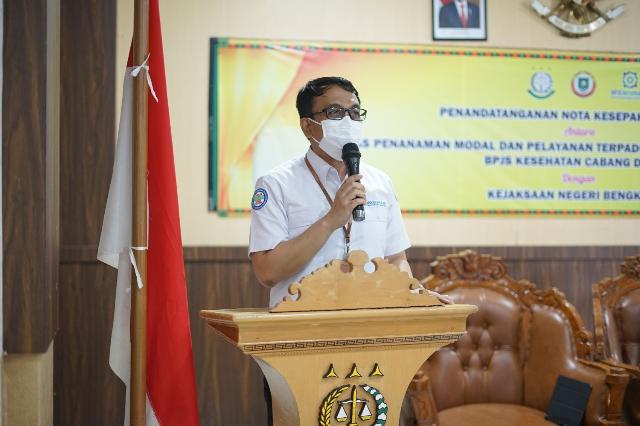 DPMPTSP dan BPJS Dumai MoU Bersama Kejaksaan Negeri Bengkalis 