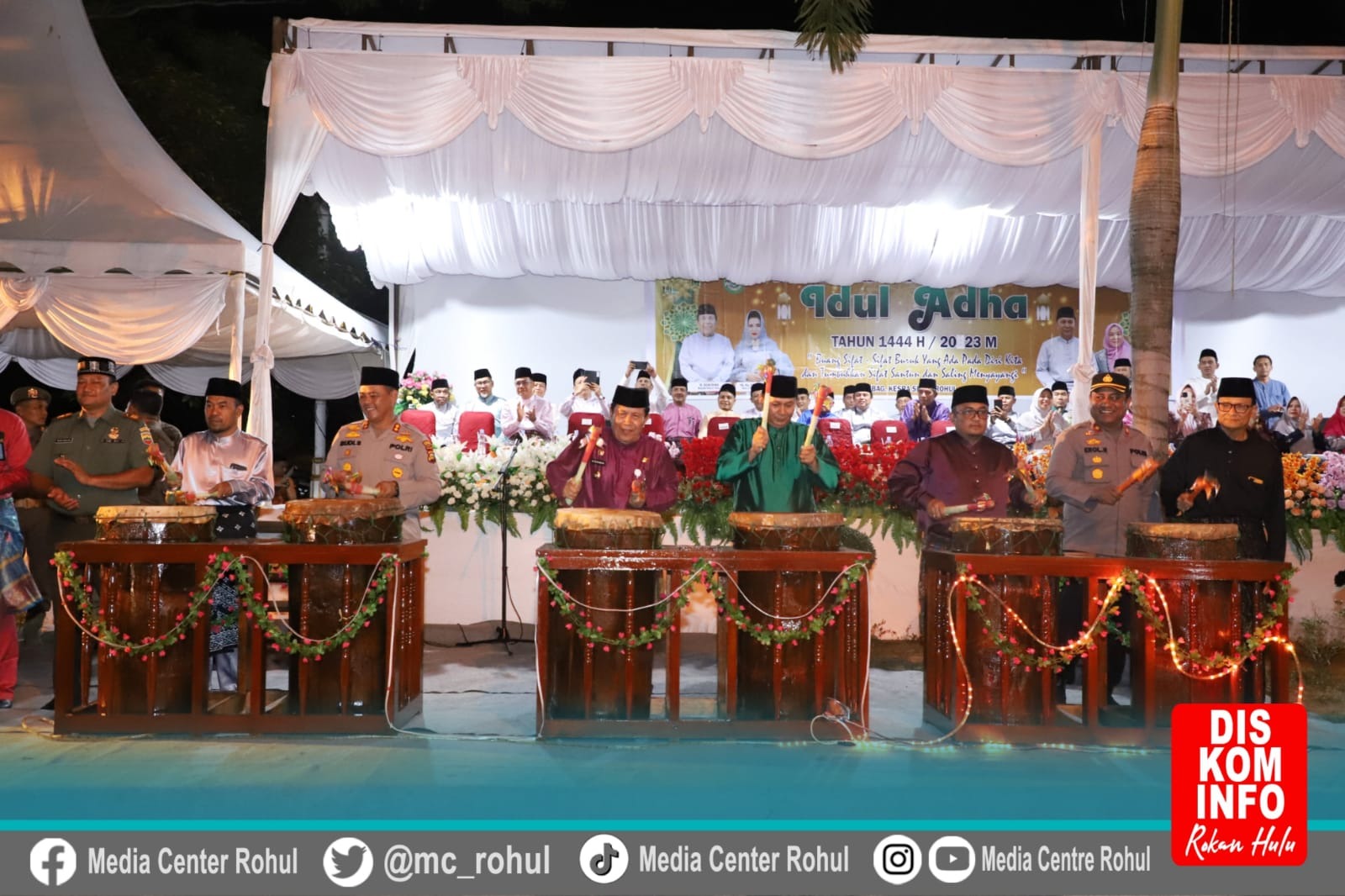 Pemkab Rohul Gelar Pawai Takbiran Idul Adha 1444 H