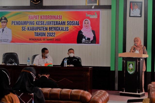 Sukseskan Program Bermasa, Dinsos Gelar Rakor ke 41 Pendamping Kesejahteraan Sosial 