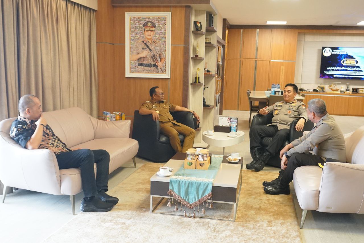 Pj Gubri Berkunjung ke Polda Riau, Ini Tujuannya