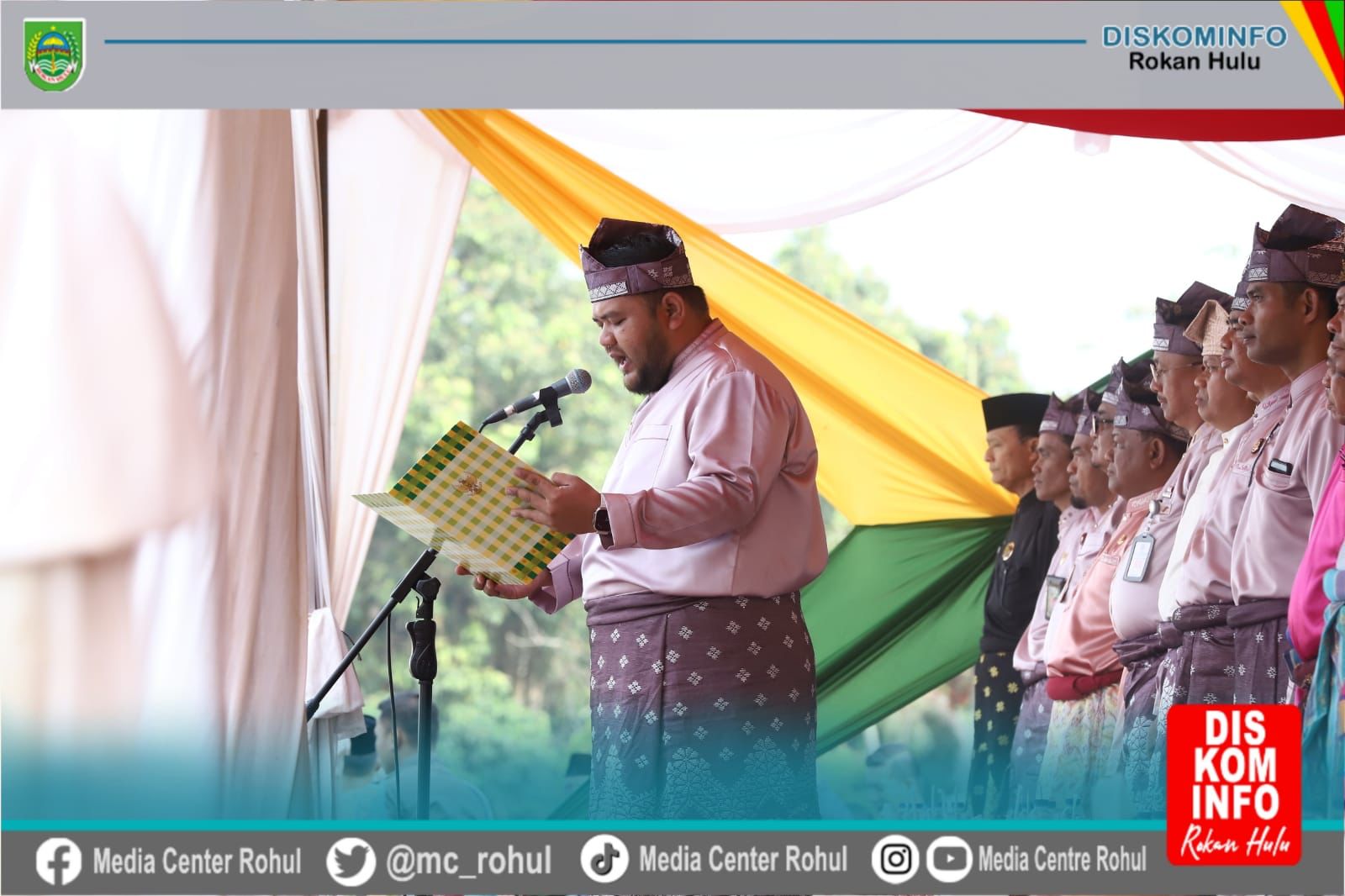 Bupati Sukiman Memperingati HUT Rohul ke-24 dengan Semangat Kemajuan