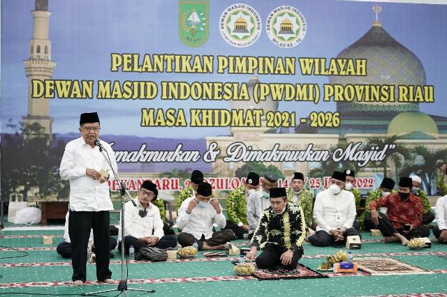 Pengurus PW Dewan Masjid Indonesia Provinsi Riau Dilantik, Ini Harapan Gubri