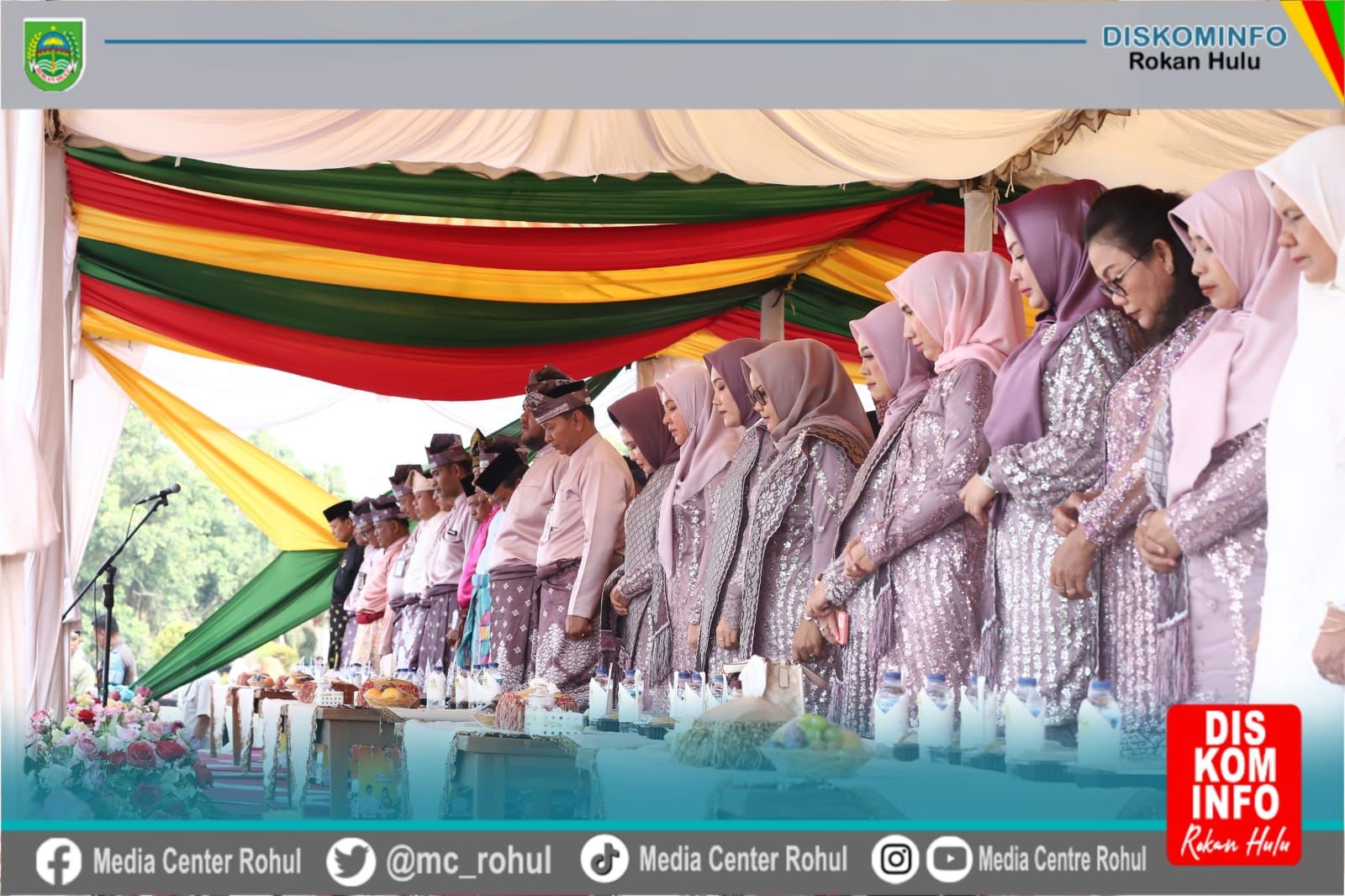 Bupati Sukiman Memperingati HUT Rohul ke-24 dengan Semangat Kemajuan